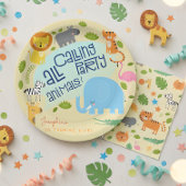 Rufen alle Party Kindergeburtstag Party Pappteller