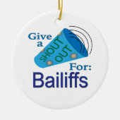 Rufen für Bailiffs Keramik Ornament (Vorne)