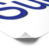 Rufen für Besichtiger Poster (Ecke)