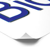 Rufen für Biologen Poster (Ecke)