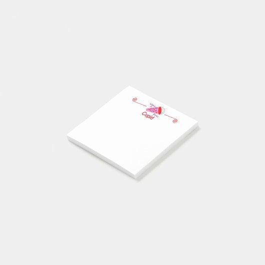 Rufen für Cupid Post-it Klebezettel (angewinkelt)