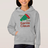 Rufen für den Weihnachtsmann Hoodie (Vorderseite)