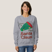 Rufen für den Weihnachtsmann Sweatshirt (Vorne ganz)