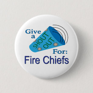 Rufen für Feuerwehrmänner Button