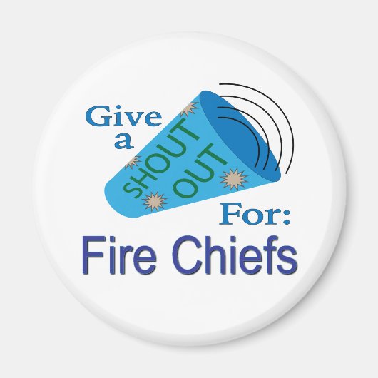 Rufen für Feuerwehrmänner Magnet (Vorne)