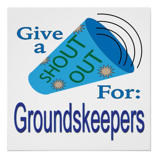Rufen für Groundskeepers Poster (Vorderseite)