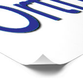 Rufen für Kieferorthopäden Poster (Ecke)