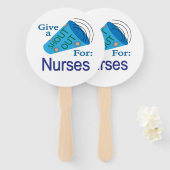 Rufen für Krankenschwestern Fächer (Vorne und Hinten)