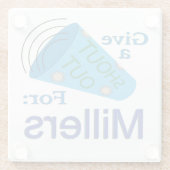 Rufen für Millers Glasuntersetzer (Rückseite)