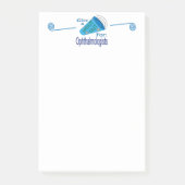 Rufen für Ophthamologen Post-it Klebezettel (Vorderseite)