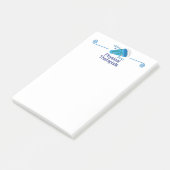 Rufen für Physiotherapeuten Post-it Klebezettel (angewinkelt)