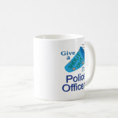 Rufen für Polizeibeamte Kaffeetasse (VorderseiteRechts)