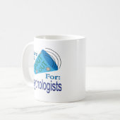 Rufen für Psychologen Kaffeetasse (Vorderseite Links)