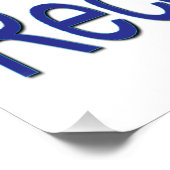 Rufen für Rezeptionisten Poster (Ecke)