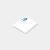 Rufen für Schriftsteller Post-it Klebezettel (angewinkelt)