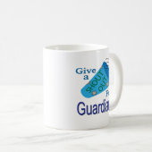 Rufen für Wächter Kaffeetasse (VorderseiteRechts)