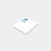 Rufen für Werksarbeiter Post-it Klebezettel (angewinkelt)