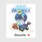 Rufen Sie alle Batwheels™ an Aufkleber (Blatt)