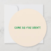 Rufen Sie alle Monsters-Halloween-Partys an Einladung (Rückseite)