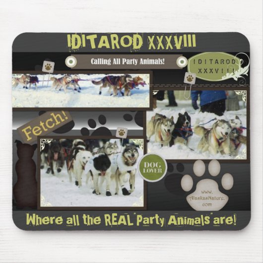 Rufen Sie alle Party! Mousepad (Vorne)