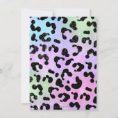 Rufen Sie alle Party Tiere Jungle Safari Geburtsta Dankeskarte (Rückseite)