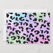 Rufen Sie alle Party Tiere Jungle Safari Geburtsta Dankeskarte (Rückseite)