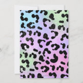 Rufen Sie alle Party Tiere Jungle Safari Geburtsta Einladung (Rückseite)