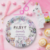 Rufen Sie alle Party Tiere Jungle Safari Geburtsta Pappteller (Party)