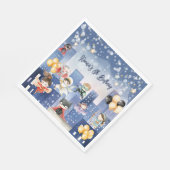 Rufen Sie alle Superhelden Kindergeburtstag Serviette (Ecke)