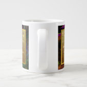 Rufen Sie auf und vergessen Sie die unruhigen Leut Jumbo-Tasse (Rückseite)
