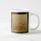 Rufen Sie auf und vergessen Sie die unruhigen Leut Jumbo-Tasse (Rechts)