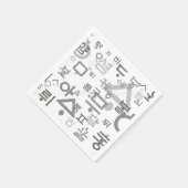 Rufen Sie das koreanische Sprachpapier & Party Nap Serviette (Ecke)