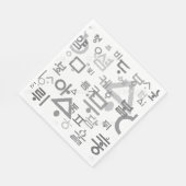 Rufen Sie das koreanische Sprachpapier & Party Nap Serviette (Ecke)