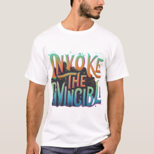 Rufen Sie das Unbesiegbare auf T-Shirt