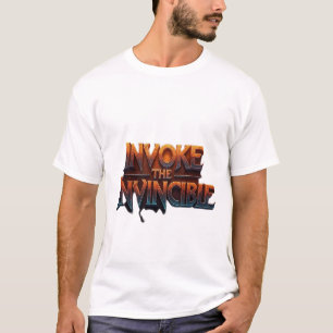 Rufen Sie das Unbesiegbare auf T-Shirt