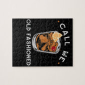 Rufen Sie den altmodischen Whiskey Drink Cocktail  Puzzle (Horizontal)