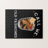 Rufen Sie den altmodischen Whiskey Drink Cocktail  Puzzle (Horizontal)