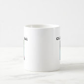 Rufen Sie den Ball Funny Volleyball Player an Kaffeetasse (Mittel)