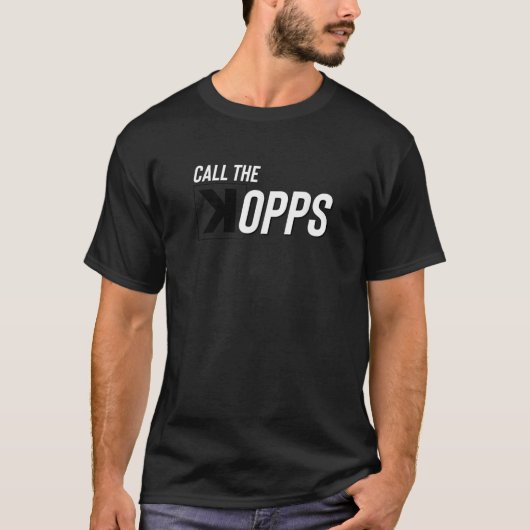Rufen Sie den Kopps Baseball-Strikeout-Ace auf T-Shirt (Vorderseite)