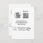 Rufen Sie den Text für die Kundenbetreuung auf, we Dankeskarte (Vorne/Hinten)