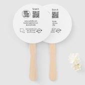 Rufen Sie den Text für die Kundenbetreuung auf, we Fächer (Vorne und Hinten)