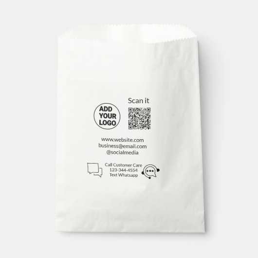 Rufen Sie den Text für die Kundenbetreuung auf, we Geschenktütchen (Vorderseite)