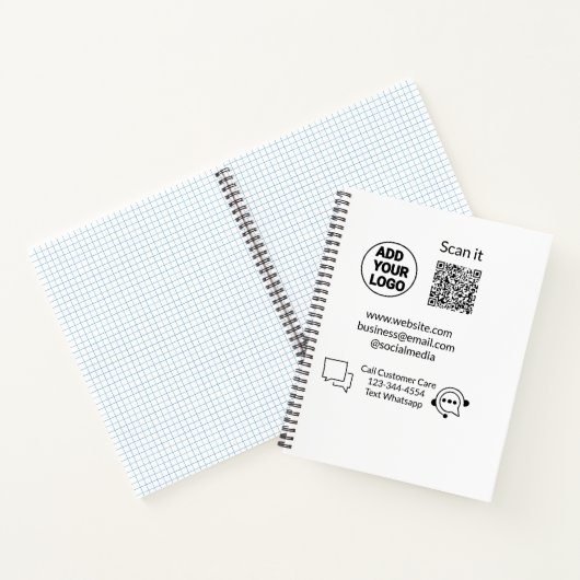 Rufen Sie den Text für die Kundenbetreuung auf, we Notizblock (Innenseite)