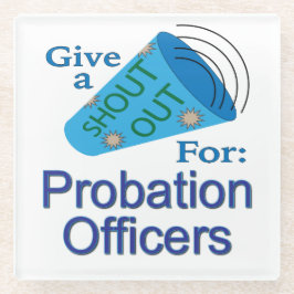 Rufen Sie die Anrufer aus Glasuntersetzer