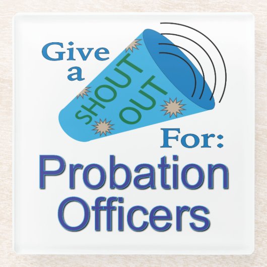 Rufen Sie die Anrufer aus Glasuntersetzer (Vorderseite)