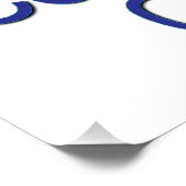 Rufen Sie die Beamten der Strafverfolgungsbehörden Poster (Ecke)