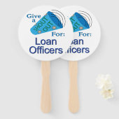 Rufen Sie die Kreditvermittler aus Fächer (Vorne und Hinten)