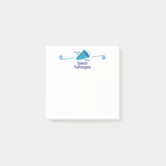 Rufen Sie die Sprachpathologen an Post-it Klebezettel (Vorderseite)