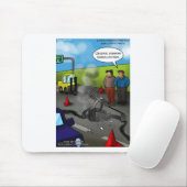 Rufen Sie einen Gabelstapler Funny Geschenke T-Shi Mousepad (Mit Mouse)