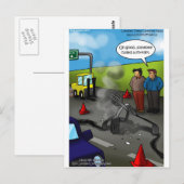Rufen Sie einen Gabelstapler Funny Geschenke T-Shi Postkarte (Vorne/Hinten)